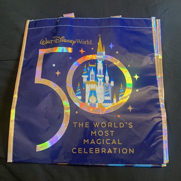 Disney world 50th anniversary reusable medium bag - Picture 3 of 4